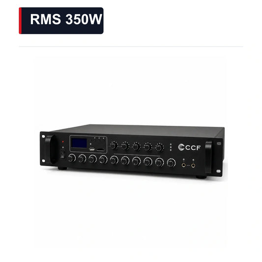 CCF 5 Zone 70V 100V PA Amplifier RMS 350W main image RMS 350W xlarge