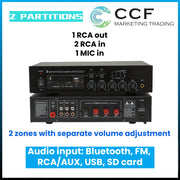 CCF 6.5 inch 70V 100V PA System 10 Speakers-14