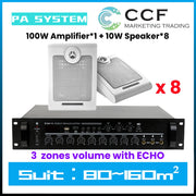 CCF 6.5 inch 70V 100V PA System 2 Speakers-7