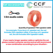 CCF 6.5 inch 70V 100V PA System 3 Speakers-13