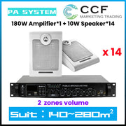CCF 6.5 inch 70V 100V PA System 2 Speakers-10