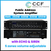 CCF 5 Zone Echo Siren PA Amplifier RMS 500W-1