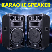 CCF 12 inch 3 Tweeter Karaoke Speakers 2 Pack-11