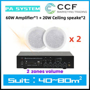 CCF 5 inch Ceiling Speaker PA System 2 Speakers-1