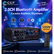 CCF 5000W 2CH Optical Coaxial Amplifier-6