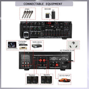CCF 5000W 2CH 10-Band EQ Amplifier-6