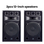 CCF 15 inch 3 Tweeter Karaoke Speaker 1 Pack-3