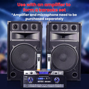 CCF 12 inch 3 Tweeter Karaoke Speakers 2 Pack-7