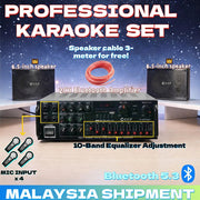CCF 5000W 2CH Karaoke Set with 6.5 inch Speakers-1