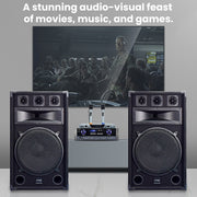 CCF 12 inch 3 Tweeter Karaoke Speakers 2 Pack-8