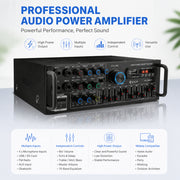 CCF 6000W 2.1CH Karaoke Amplifier-8