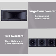 CCF 15 inch 3 Tweeter Karaoke Speaker 1 Pack-5