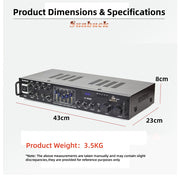 CCF 5000W 5 Channel Optical Coaxial Amplifier-5
